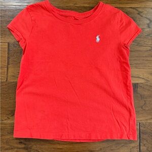 Polo by Ralph Lauren Kids Bright Tomato Red Tee